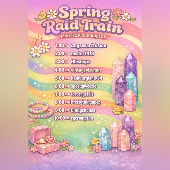 Jewelry - 🪻Spring Raid Train - March 29th🐝